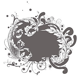 垃圾花卉幀矢量插畫(huà)
