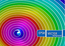 摘要商業(yè)背景彩虹信息圖形矢量