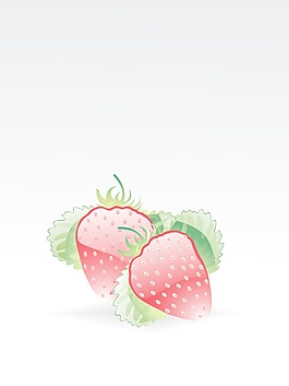 草莓光澤的插圖