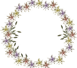 花紋邊框