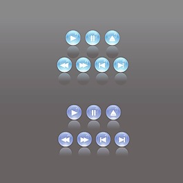矢量媒體導(dǎo)航按鈕