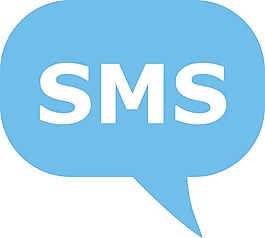 SMS文本消息的簡單圖標