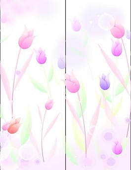 郁金香 移門圖案