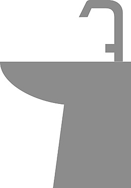 浴室水槽字形圖標(biāo)
