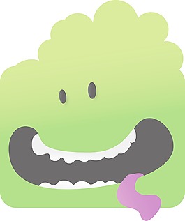 可愛(ài)的怪物的向量元素