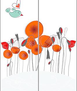 移門 春暖花開
