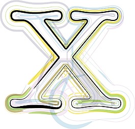 說(shuō)明有機(jī)字體字母X
