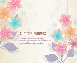 花與花的紋理背景說明嘟嘟復(fù)古