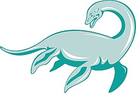 尼斯湖怪獸的復(fù)古