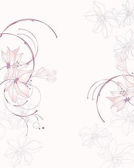 時(shí)尚百合花紋