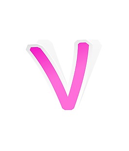 贴纸字母矢量字符集