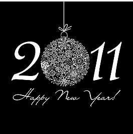 2011新年快樂背景