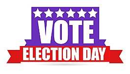 國家美國選舉日的矢量插圖