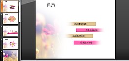 花開六月ppt模板下載