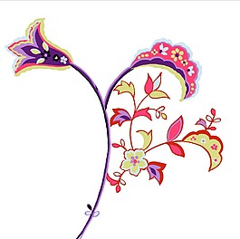 彩色鮮花