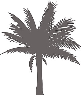 向量的棕榈树