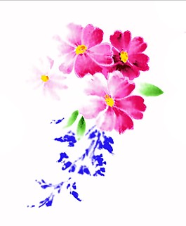 粉色花朵