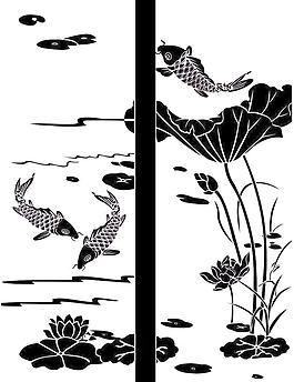 魚戲蓮葉間