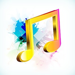 抽象的音符