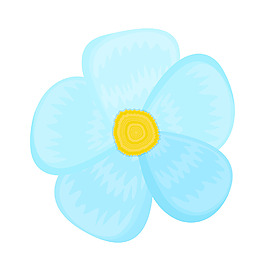 藍(lán)色的花型設(shè)計