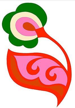 卡通鲜花
