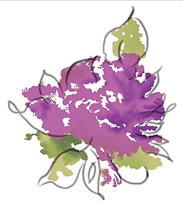 紫色花兒
