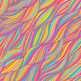 矢量無(wú)縫摘要手繪圖案