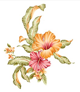 手繪花
