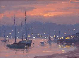 海灣的夜晚