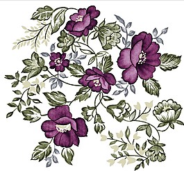 紫色唯美鮮花