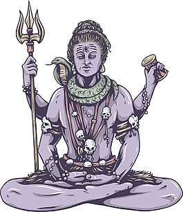 神話人物矢量元素