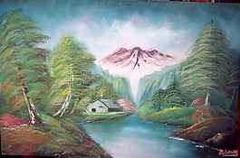 梦幻山水画