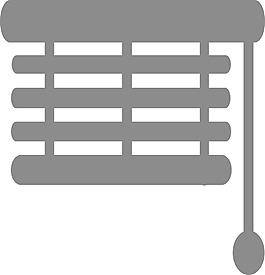 百葉窗安裝字形圖標
