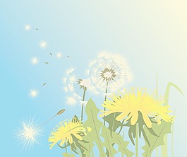 一個(gè)抽象的背景與花