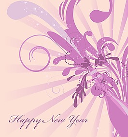 向量的新年賀卡