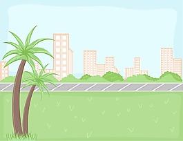 城市背景矢量