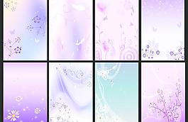 矢量花紋