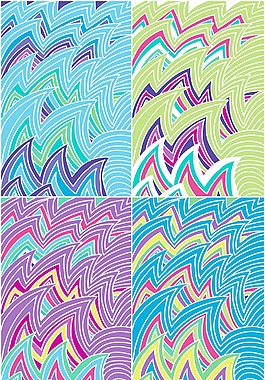 摘要水波背景矢量插畫