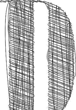 手绘字体矢量插画