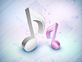 抽象的音符