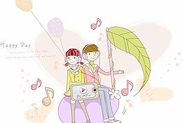 最新韓國矢量卡通素材1473