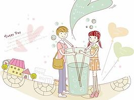 最新韓國(guó)矢量卡通素材1476