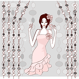 美女插畫