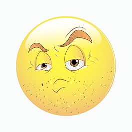表達(dá)憤怒的笑臉
