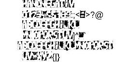 handnegativ 另類字體
