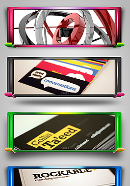 界面圖片展示PSD素材