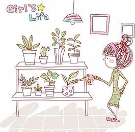 最新韓國(guó)矢量卡通素材1303