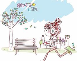 最新韓國(guó)矢量卡通素材1255