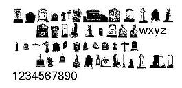 Gravestonebats 另類字體