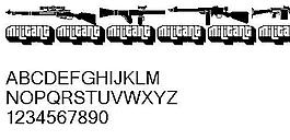 Militarydingbats 另類字體